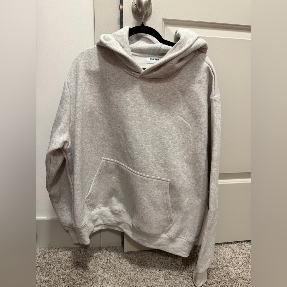 Parke Large/XL Parke Loves You Grey Hoodie. 💕⚡️